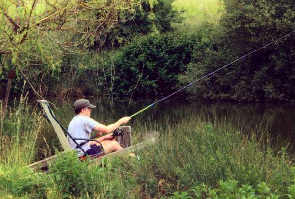 Barnaby fishing, 2000